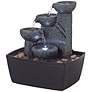 Rowell 7 1/2" High Tabletop Fountain with Light in scene