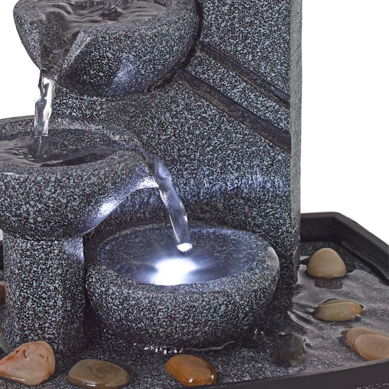 Image 6 Rowell 7 1/2" High Tabletop Fountain with Light more views