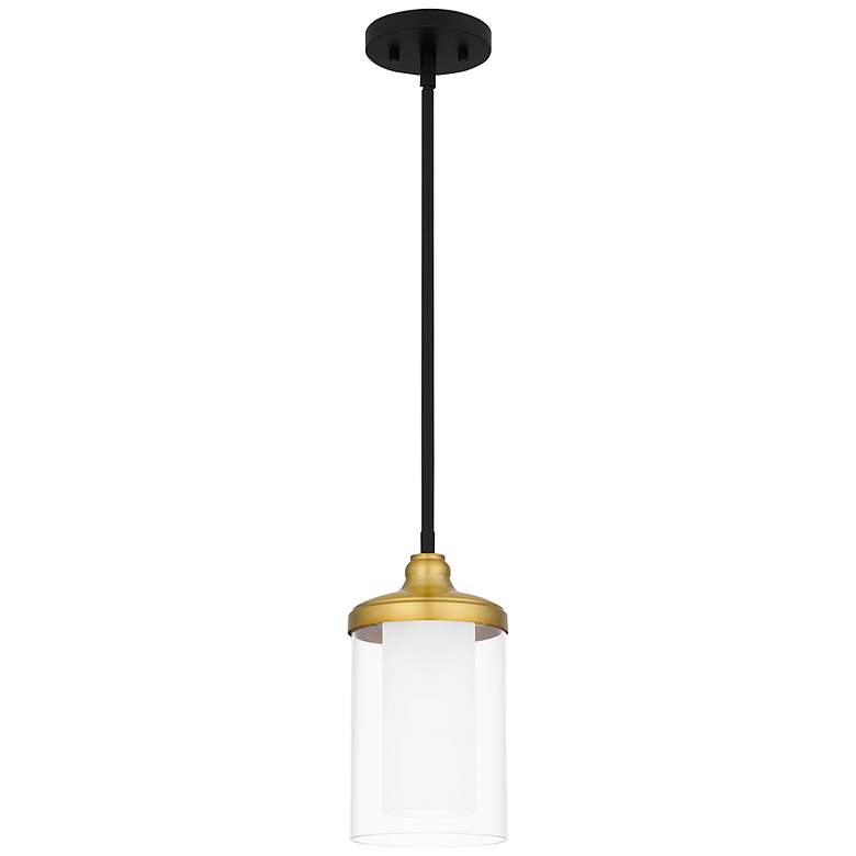 Image 2 Rowland 1-Light Matte Black Mini Pendant