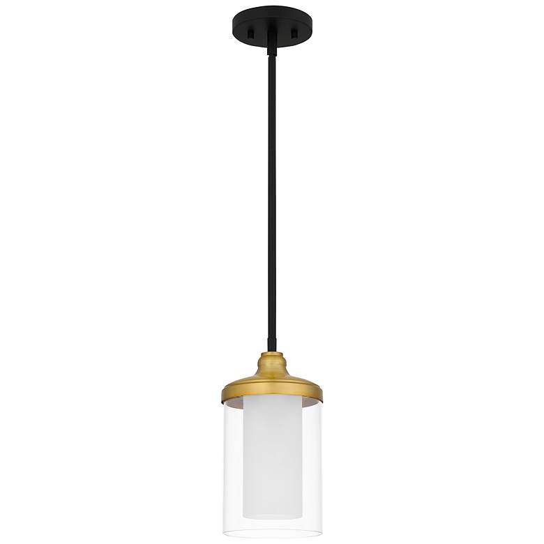 Image 4 Rowland 1-Light Matte Black Mini Pendant more views