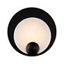 Thumbnail3 of Rowlings 10"H x 10"W 1-Light Wall Sconce in Black more views