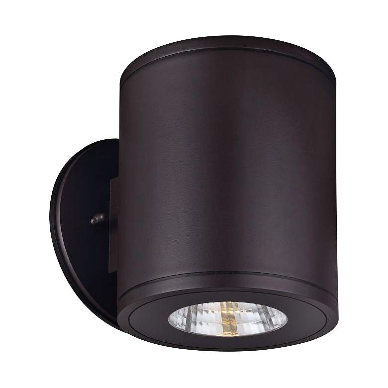 Image 1 Rox 7 1/4 inch High Architectural Bronze LED Outdoor Wall Light