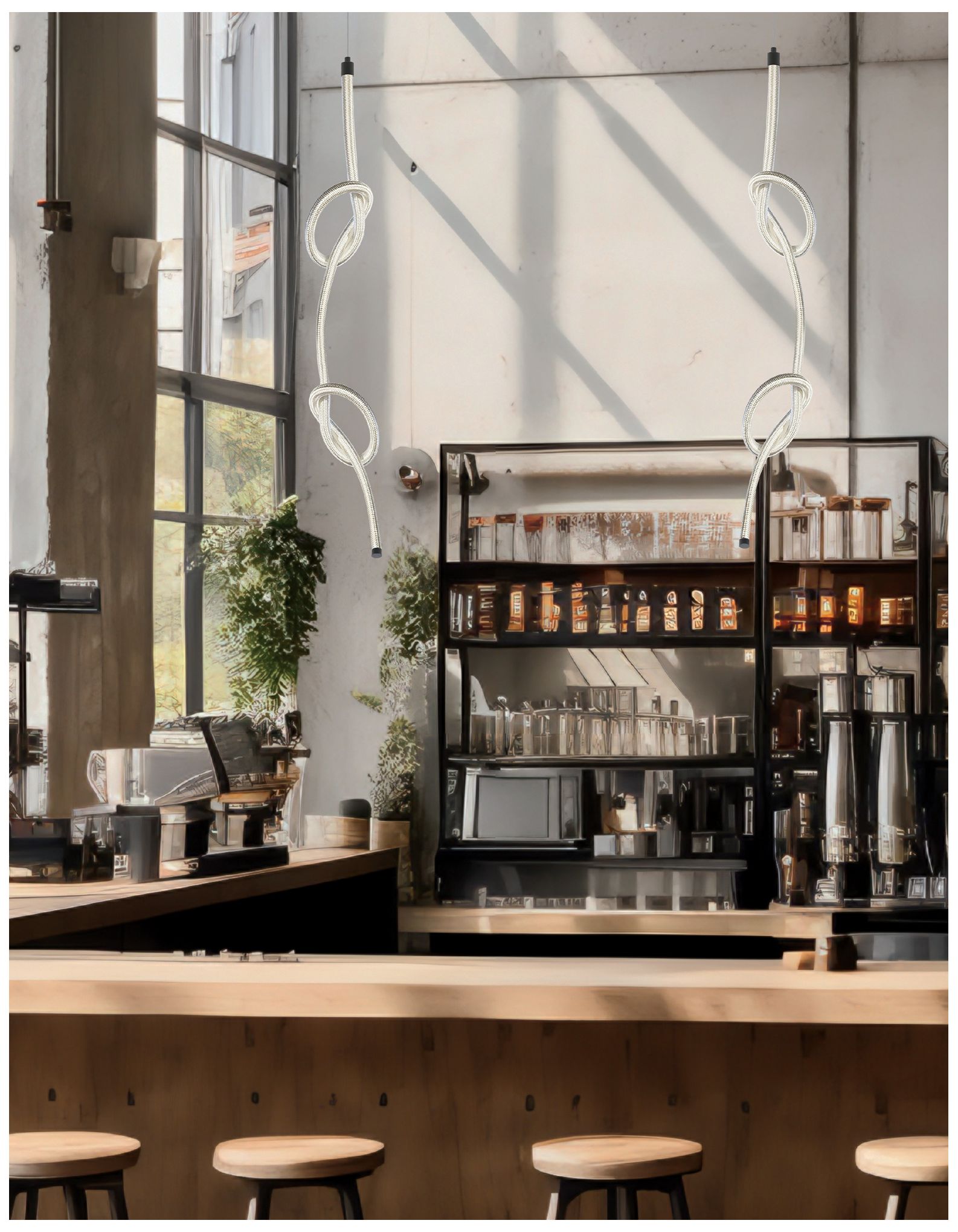 Image 4 Roxanne 1" Wide Matte Black LED Pendant more views