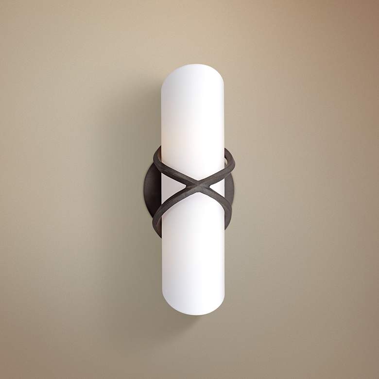 Image 2 Roxberg Graphite 11 1/2" High Bath Sconce