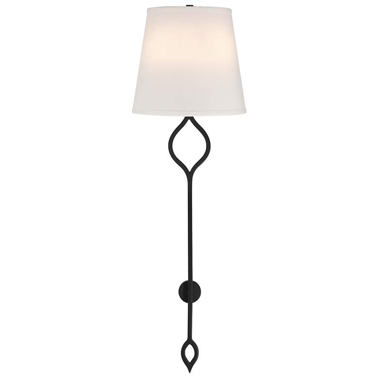 Image 1 Roxbury 2-Light Wall Sconce in Matte Black