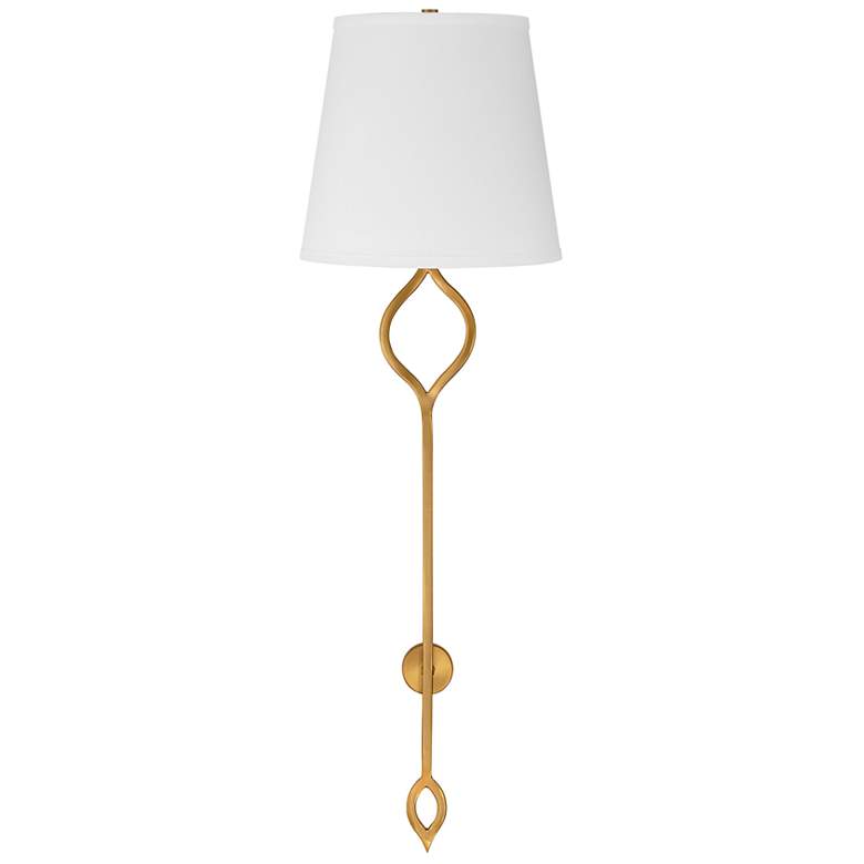 Image 2 Roxbury 2-Light Wall Sconce in Warm Brass more views
