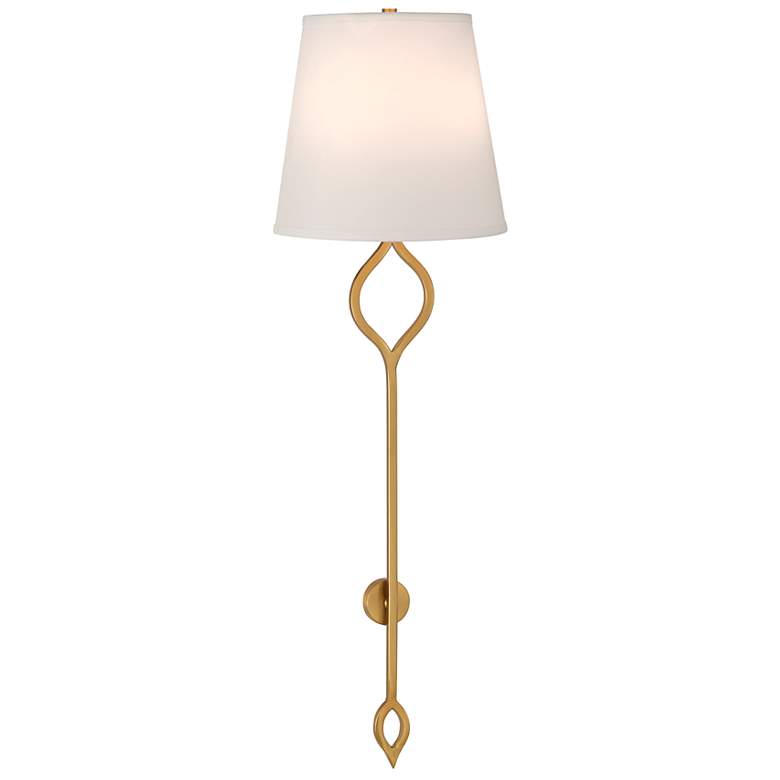Image 3 Roxbury 2-Light Wall Sconce in Warm Brass more views