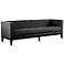 Roxbury 89" Wide Charcoal Chenille Sofa