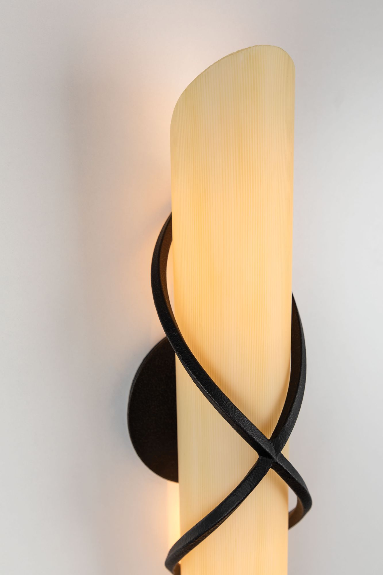 Roxbury French Iron 18" Wide Bath Light in scene