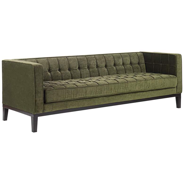 Image 1 Roxbury Green Chenille Sofa
