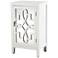 Roxie 30.5" High Traditional Luxe White Scroll Nightstand