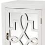 Roxie 30.5" High Traditional Luxe White Scroll Nightstand