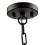 7_Roxton 25" Wide Matte Black and Brass 4-Light Chandelier more views