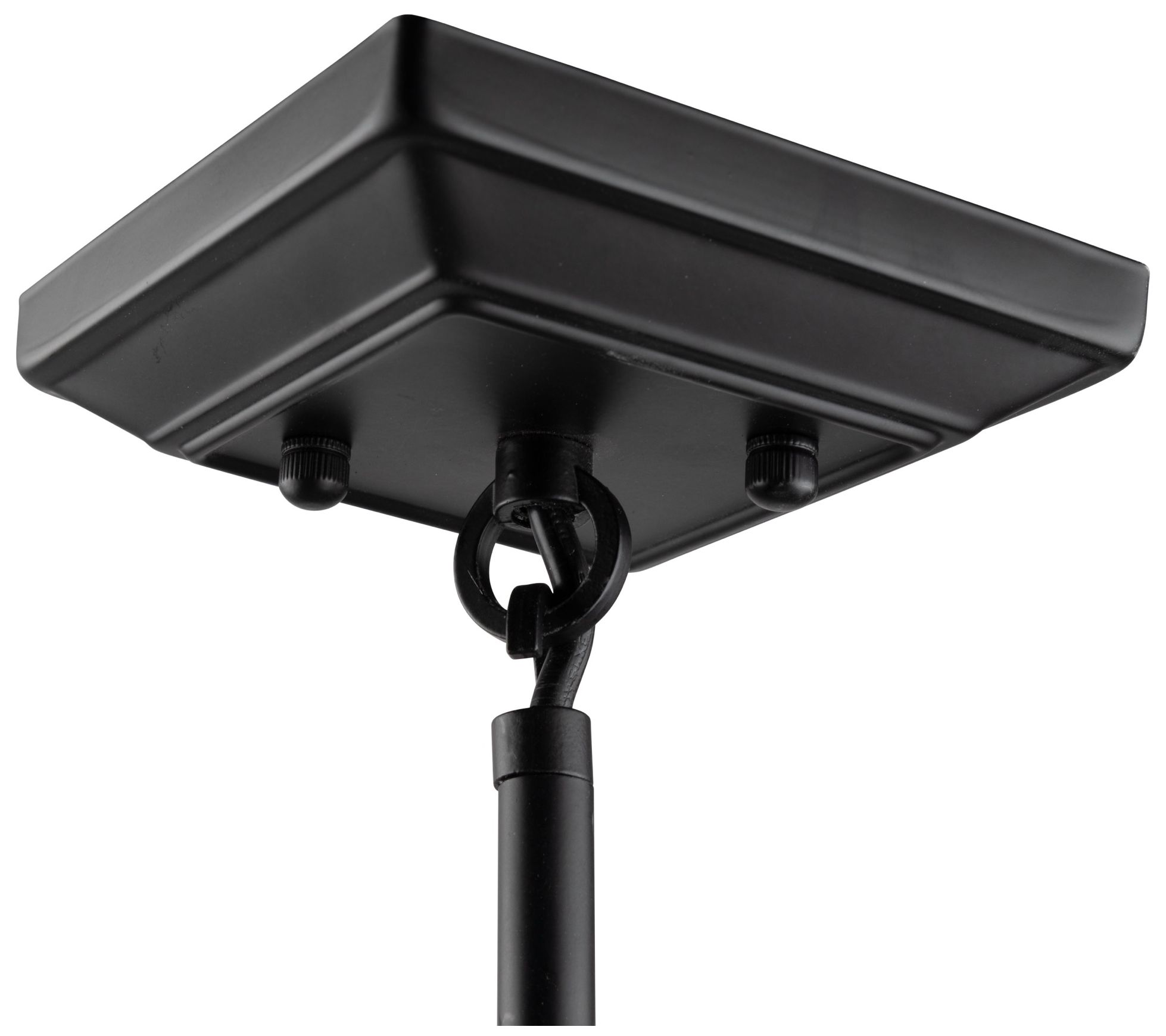 Image 3 Roxton Transitional Matte Black and Polished Nickel Chandelier more views