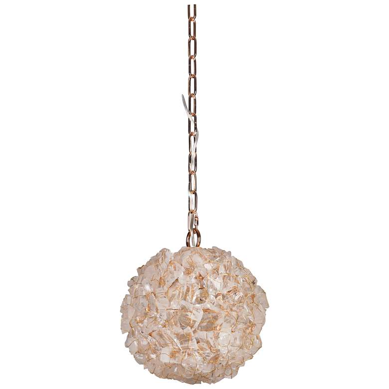 Image 1 Roxx 1 Light Pendant w/Chain in Gilded