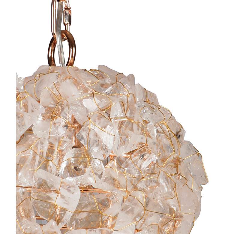 Image 2 Roxx 1 Light Pendant w/Chain in Gilded more views