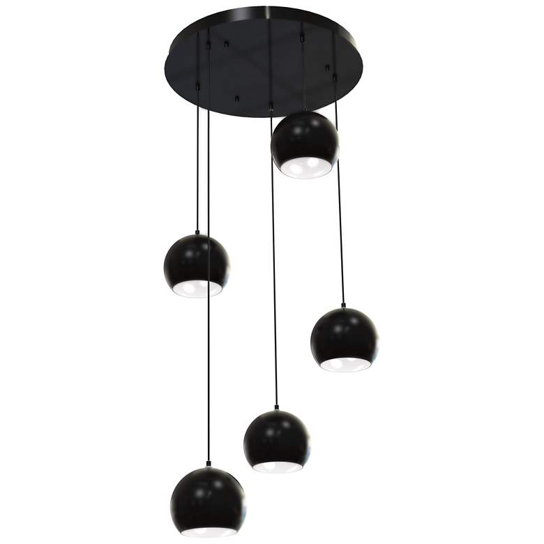 Image 1 Roxy Medium Base Quintuple Pendant