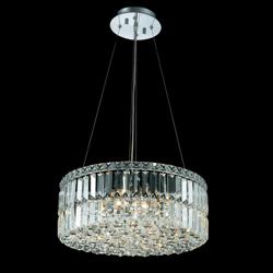 Royal 20&quot; Wide Chrome and Crystal 12-Light Pendant