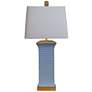 2_Royal Blue 28" Rectangular Porcelain Table Lamp