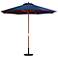 Royal Blue 9-Foot Round Market Umbrella