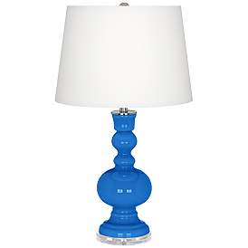 Image2 of Royal Blue Apothecary Table Lamp with Dimmer
