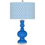 Royal Blue Diamonds Apothecary Table Lamp