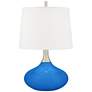Royal Blue Felix Modern Table Lamp