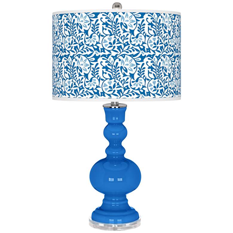 Image 1 Royal Blue Gardenia Apothecary Table Lamp
