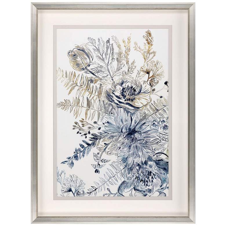 Image 2 Royal Blue II 47" High Shadow Box Giclee Framed Wall Art