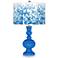 Royal Blue Mosaic Giclee Apothecary Table Lamp