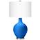 Royal Blue Ovo Table Lamp