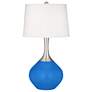 Royal Blue Spencer Table Lamp with Dimmer