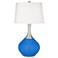 Royal Blue Spencer Table Lamp with Dimmer