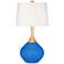 Royal Blue Wexler Table Lamp with Dimmer
