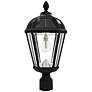3_Royal Bulb 18" High Black Solar LED Outdoor Post Light