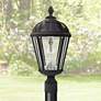 2_Royal Bulb 18" High Black Solar LED Outdoor Post Light