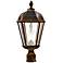 Royal Bulb 18" High Bronze Solar LED Outdoor Post Light