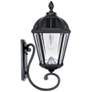 Watch A Video About the Royal Black Solar LED Outdoor Wall Light