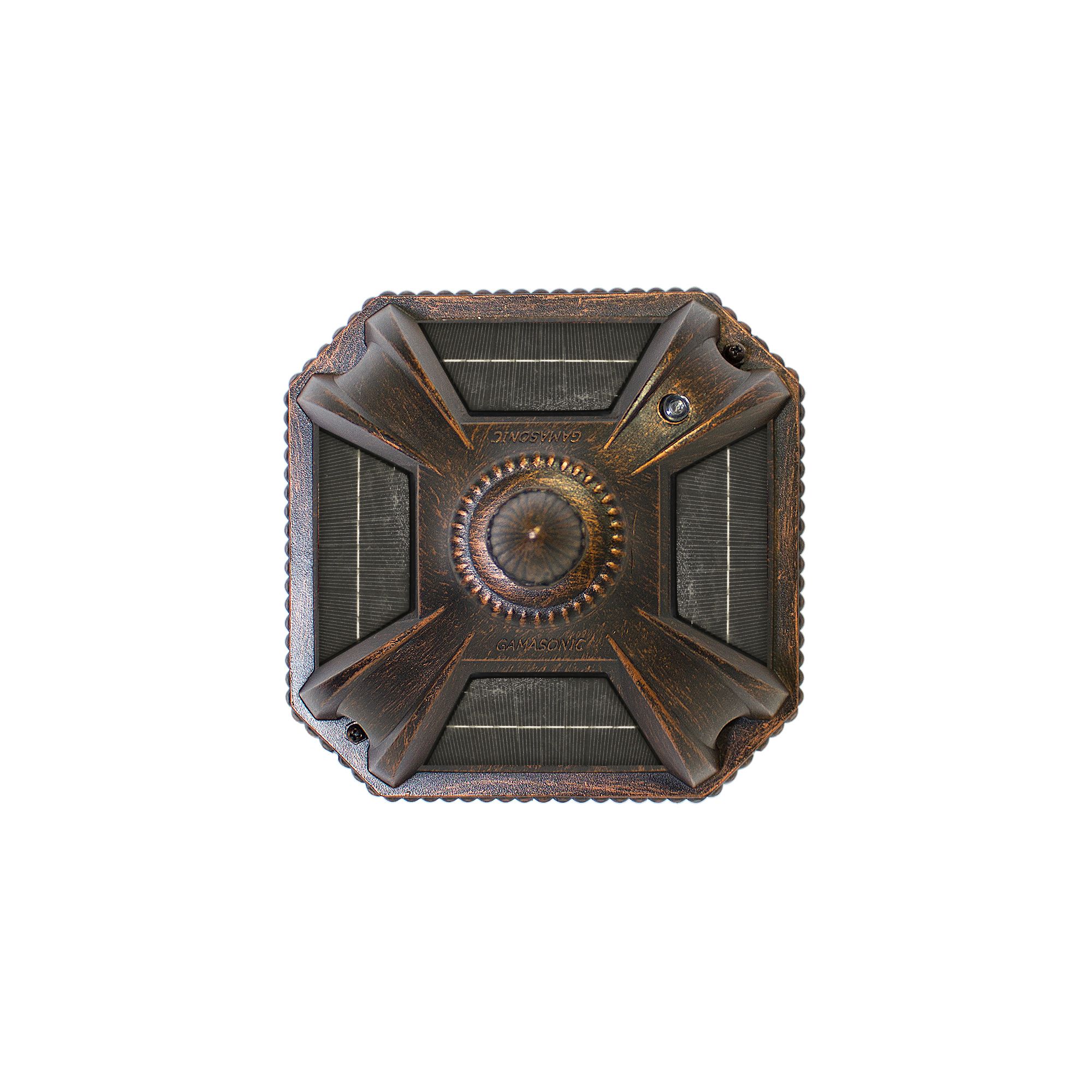 Image 5 Royal Bulb 21"H Brushed Bronze Solar LED Outdoor Wall Light more views