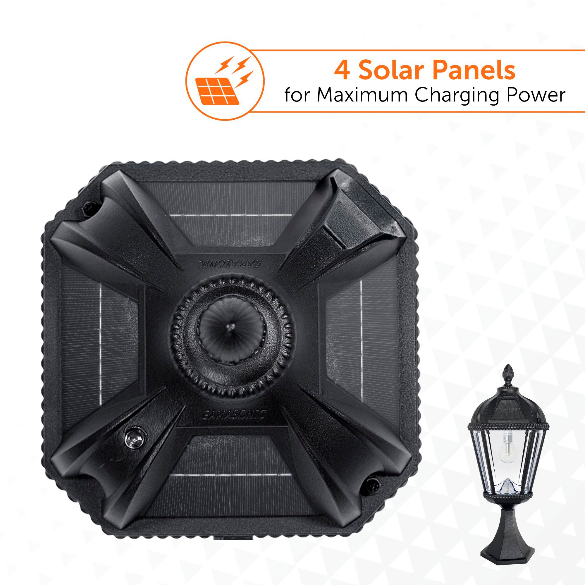 Watch A Video About the Royal Black Solar LED Pier Mount Light