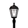 7_Royal Bulb 87"H Black Solar LED Outdoor Post Light w/ Base more views