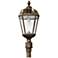Royal Bulb 87"H Bronze Solar LED Outdoor Post Light w/ Base