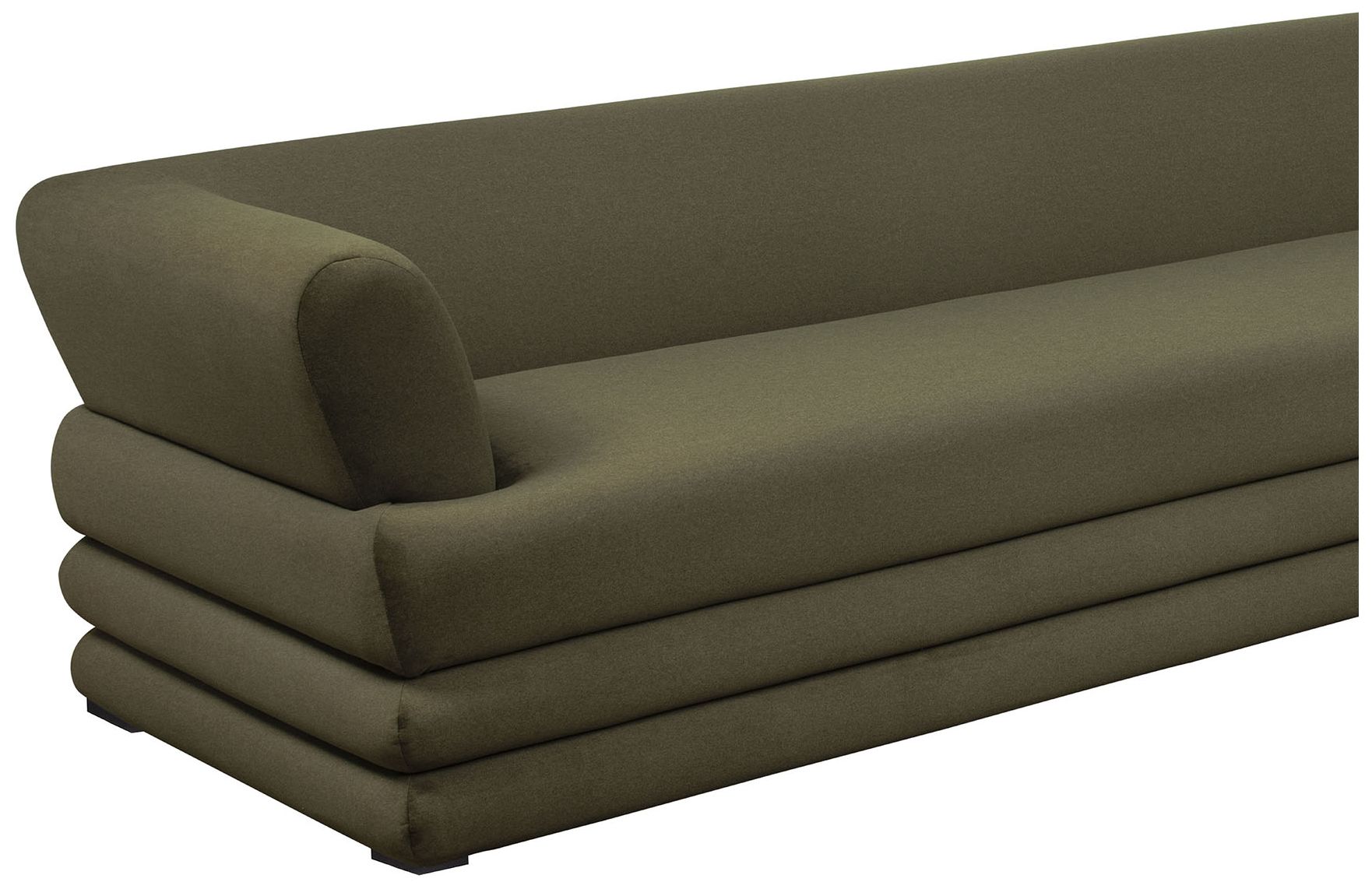 Image 5 Royal Contemporary Modern 2-Piece Sectional in Green more views