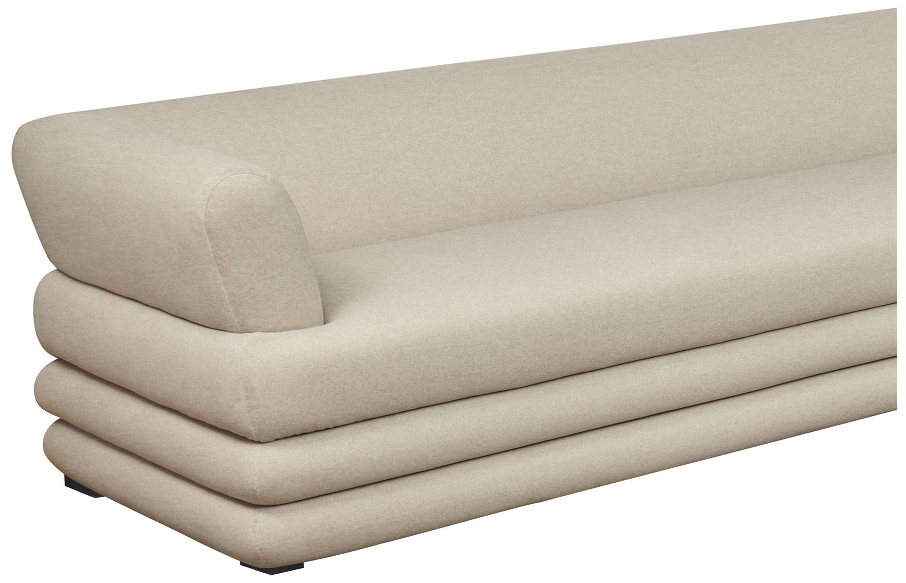 Image 5 Royal Contemporary Modern 2-Piece Sectional in Natural more views