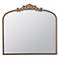 Royal Crest 40" x 31" Arch Top Traditional Gold Wall Mirror