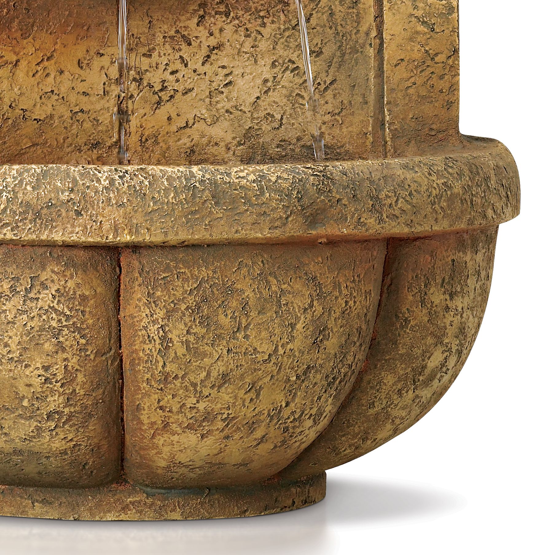 Image 6 Royal Lion Head Faux Stone 29 1/2" High LED Wall Fountain more views