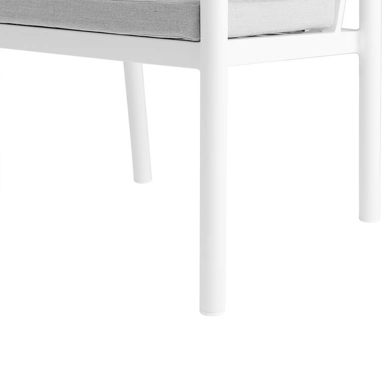 Image 5 Royal White Outdoor Dining Chair Set of 2 more views