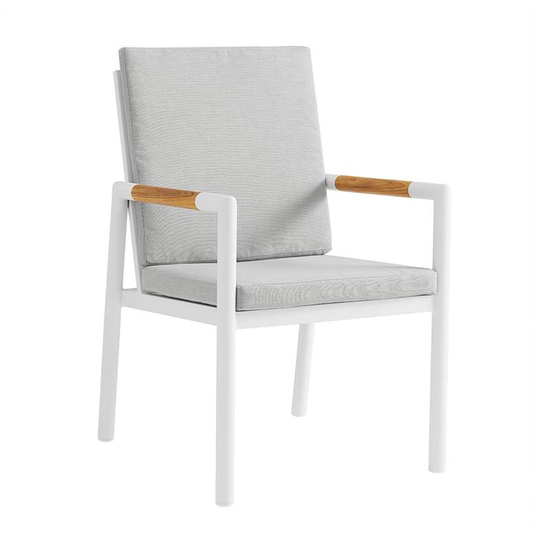Image 6 Royal White Outdoor Dining Chair Set of 2 more views
