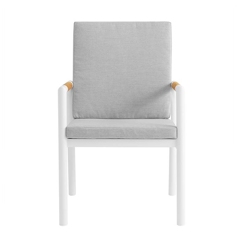 Image 7 Royal White Outdoor Dining Chair Set of 2 more views