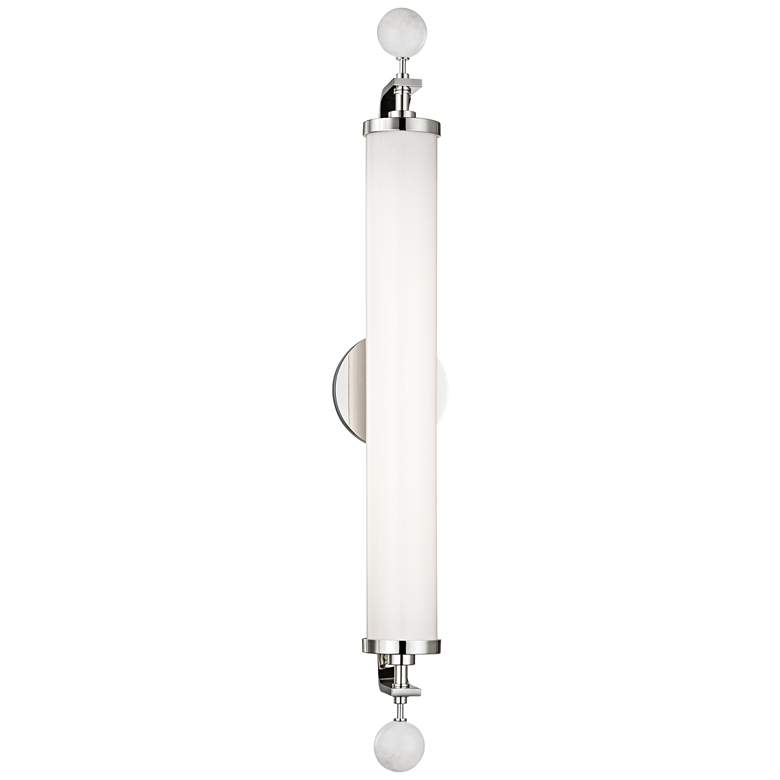 Image 1 Royale 29 3/4"W Polished Nickel LED Bath Light